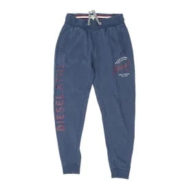 Diesel Mens Blue Tapered Sweatpants | Casual Sportswear Tracksuit Bottoms VTG